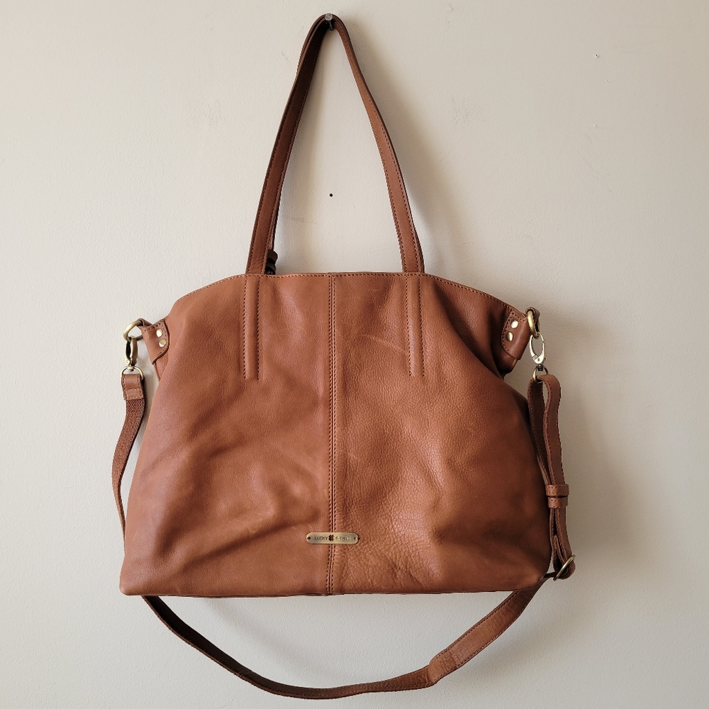Lucky Brand Cedar Tote in Cognac